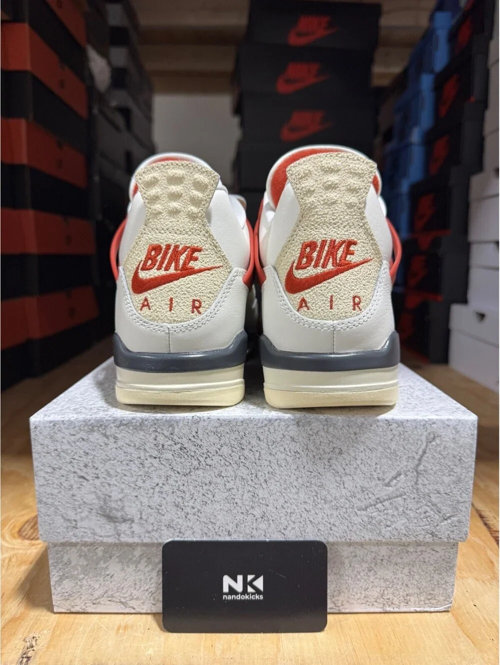 Air Jordan 4 Retro OG x Nigel Sylvester 'Brick After Brick' IQ8055-100 SIZE 10